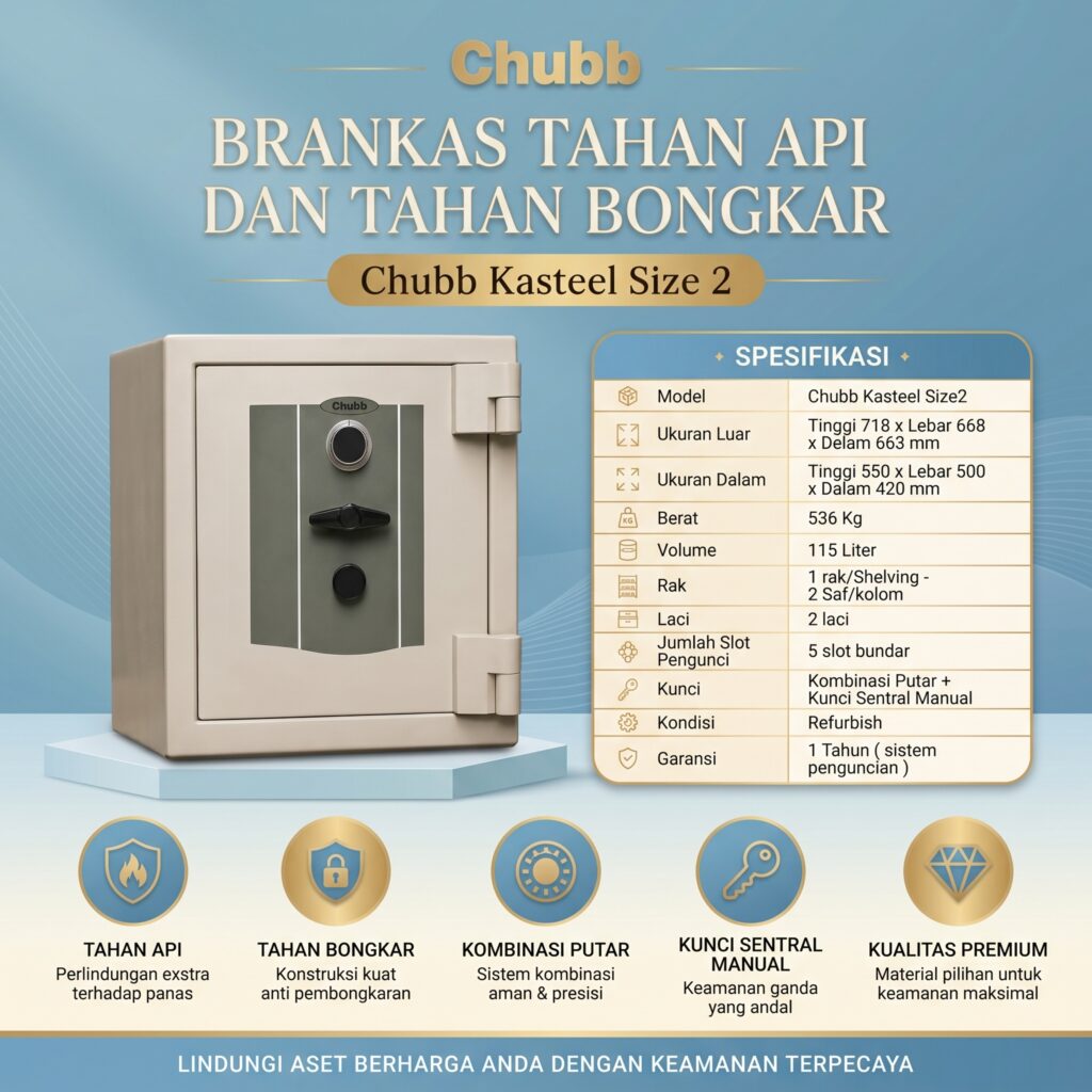 Brankas Chubb Kasteel Size 2