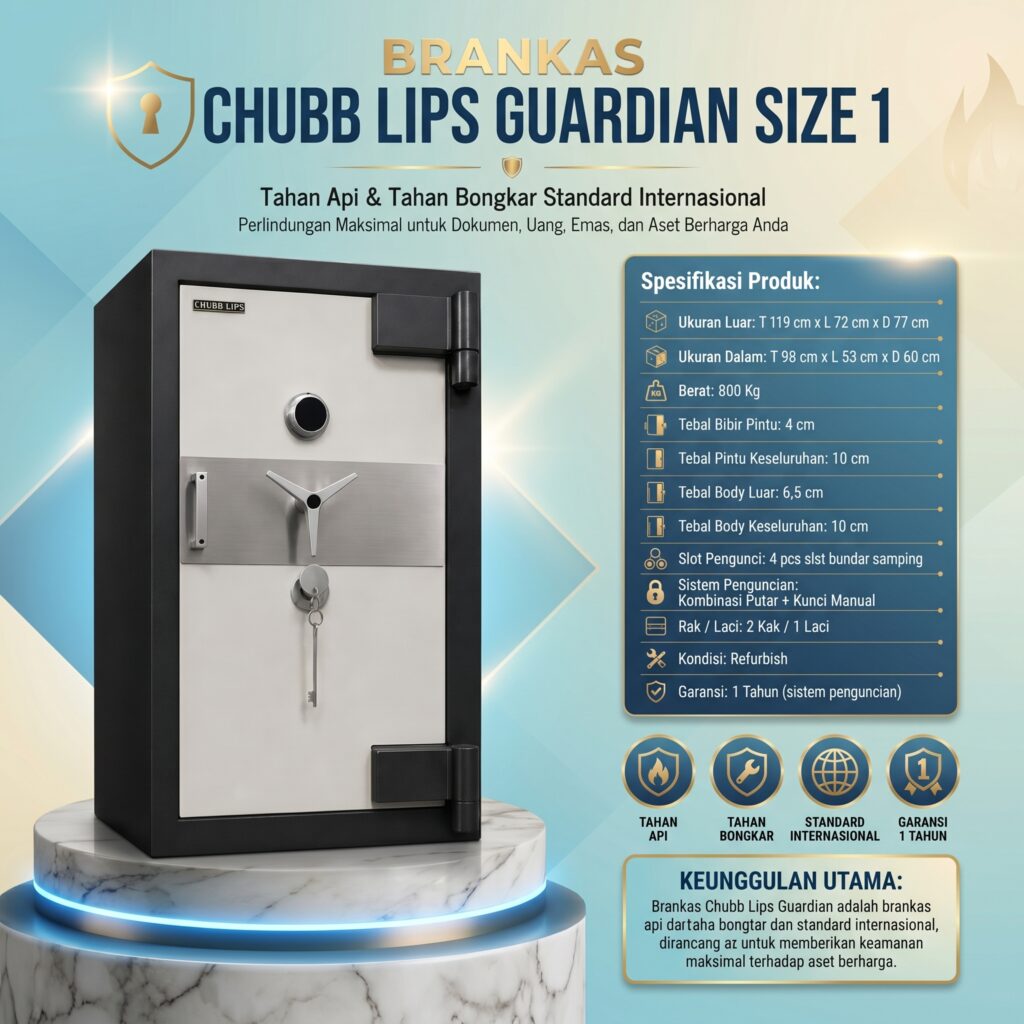 Brankas Chubb Lips Guardian Size 1