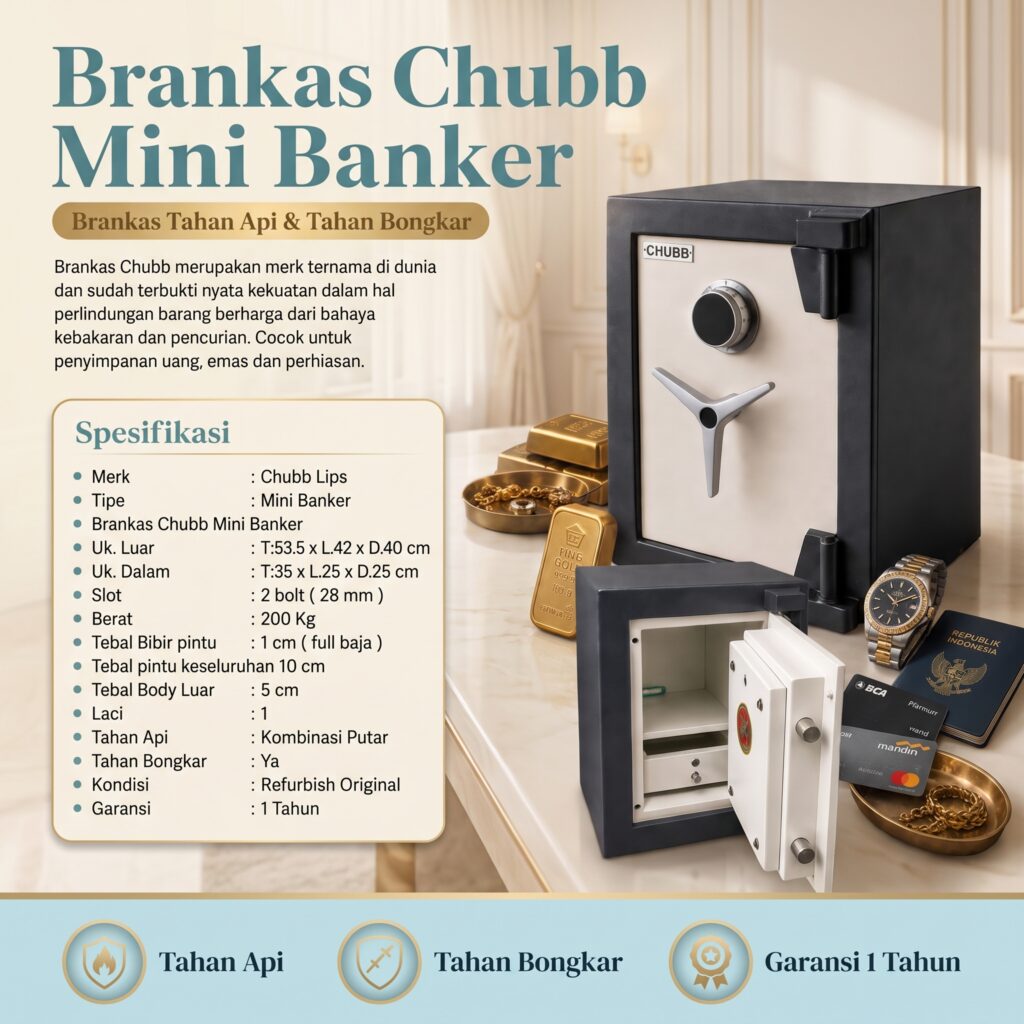 Brankas Chubb Mini Banker