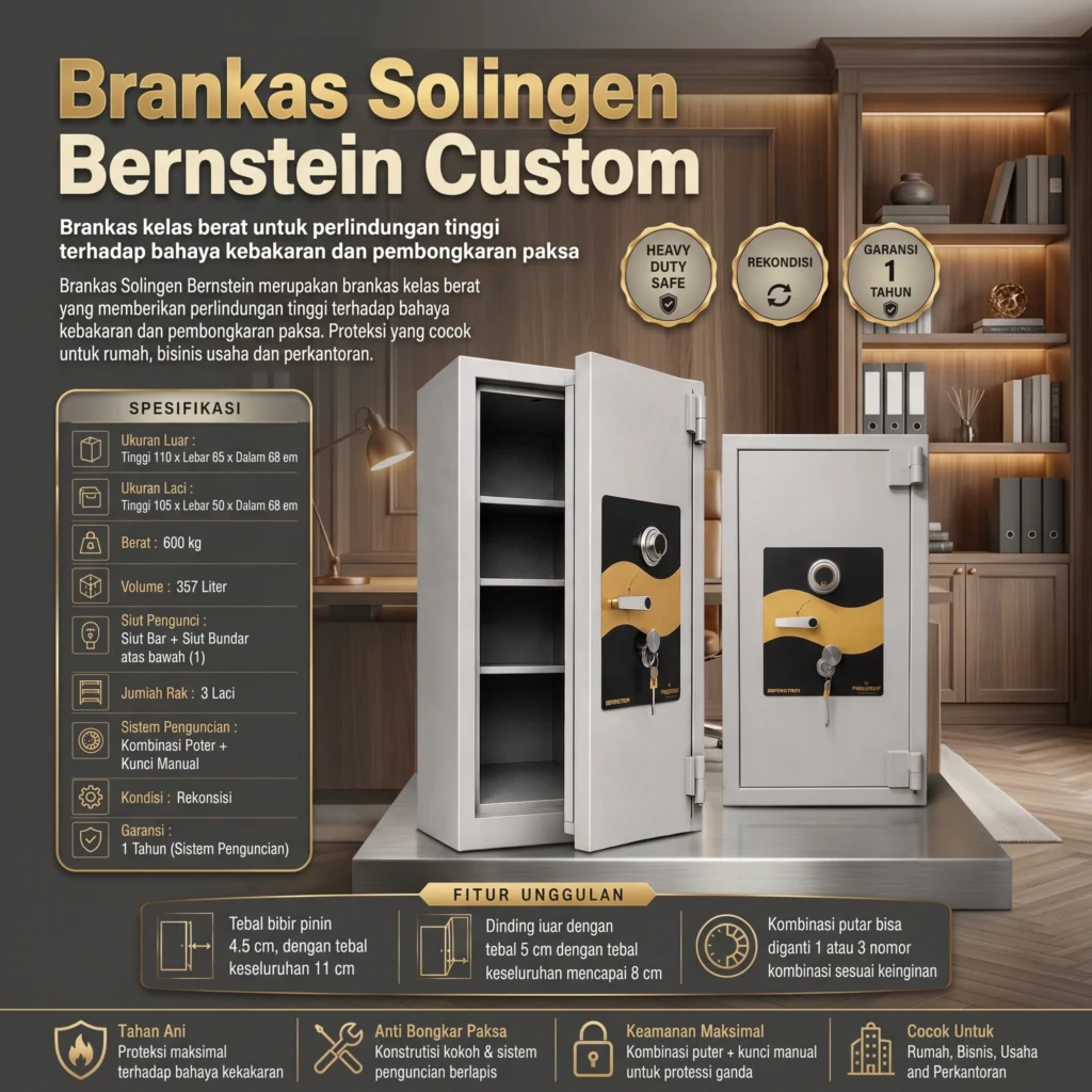 Brankas Solingen Bernstein Tinggi 120 cm