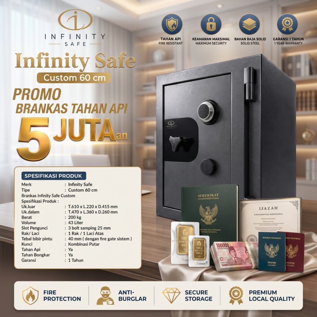 Brankas Tahan Api 5 Jutaan